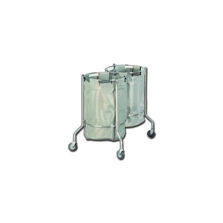GIMA DOUBLE SOILED LINEN TROLLEY