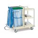 GIMA LAUNDRY TROLLEY - PAINTED STEEL