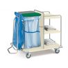 GIMA LAUNDRY TROLLEY - PAINTED STEEL