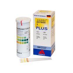 COMBI SCREEN PLUS URINE STRIPS - 3 PARAMETERS (BOX OF 100 PCS)
