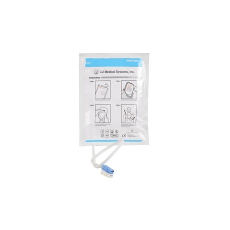 CU MEDICAL PLACAS ADULTOS DESECHABLES PARA DESFIBRILADOR I-PAD  (NF1200) (PAREJA)