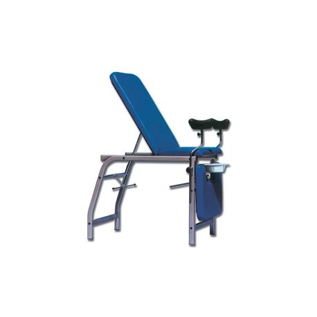 GIMA 3-SECTION GYNAECOLOGICAL BED - BLUE