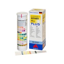 BANDE D'URINE ANALYTIQUE ÉCRAN COMBI PLUS - 11 PARAMÈTRES - 100 BANDES