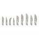 PARAGON DISPOSABLE SCALPEL BLADES - STERILE - Nº 10/11/12/15/20/21/22/23/24 (100 PCS)
