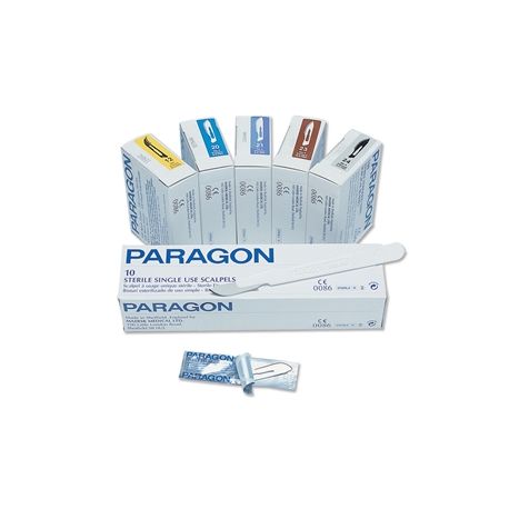 PARAGON BISTURI DESECHABLE ESTÉRIL - NEJ. 10/11/12/15/20/21/22/24 (10 SDS)