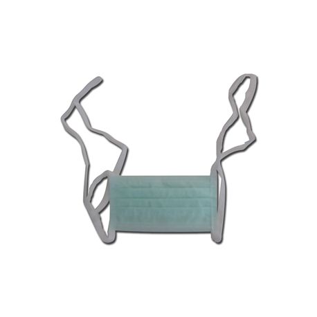 GIMA MASKERITA QUIRÚRGICA MASKERITA MIT CINTAS (600 UDS)
