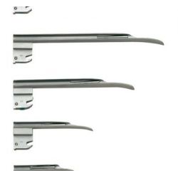 MORETTI STAINLESS STEEL BLADES FOR FIBER OPTIC LARYNGOSCOPY - MILLER