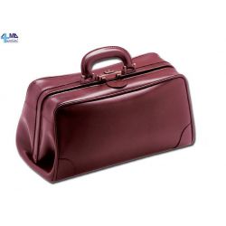 GIMA MALETIN DE MEDICO USO PROFESIONAL MODELO AOSTA - DE PIEL - BORDEAUX