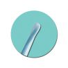 GIMA INFANTSCOOP - LIGHT BLUE (50 PCS)