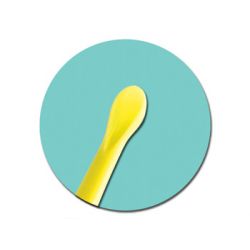 GIMA CERASPOON - YELLOW (50 PCS)