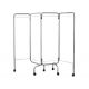 GIMA BIOMBO DE 4 CUERPOS CON RUEDAS - MARCO SIN TELA