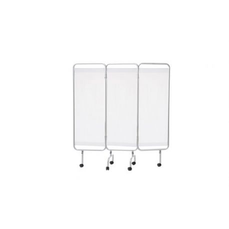 MORETTI BIOMBO DE 4 CUERPOS - DE ALUMINIO ANODIZED - CON RUEDAS - 212X170CM