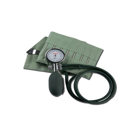 GIMA SPÄNNINGSMÄTARE ANEROID MINOR 2 - 2 RÖR, GRÖN MATRÄTT